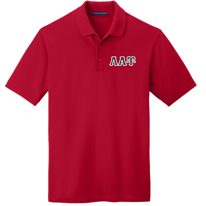 Lambda Alpha Upsilon Men's Embroidered Polo Shirt