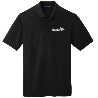 Lambda Alpha Upsilon Men's Embroidered Polo Shirt