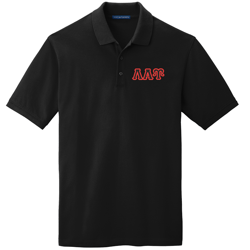 Lambda Alpha Upsilon Men's Embroidered Polo Shirt