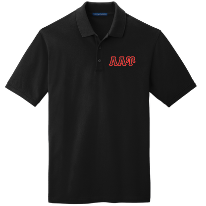 Lambda Alpha Upsilon Men's Embroidered Polo Shirt