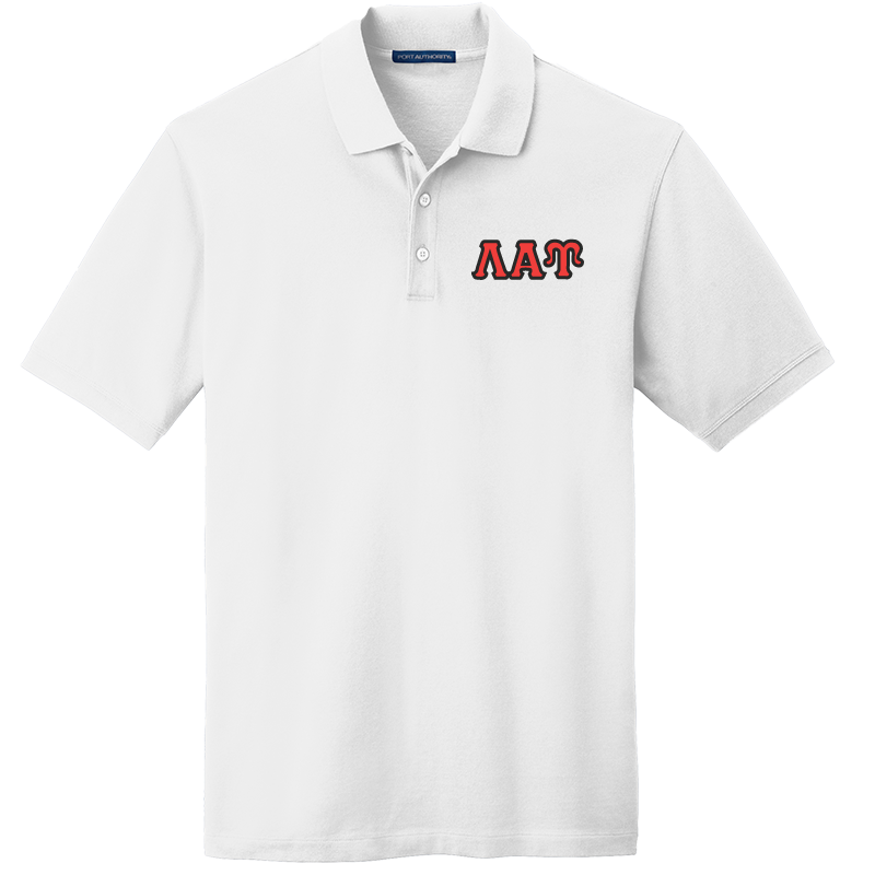 Lambda Alpha Upsilon Men's Embroidered Polo Shirt