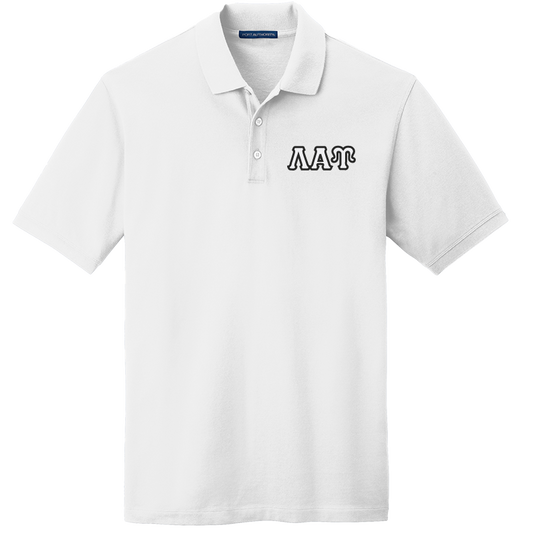 Lambda Alpha Upsilon Men's Embroidered Polo Shirt