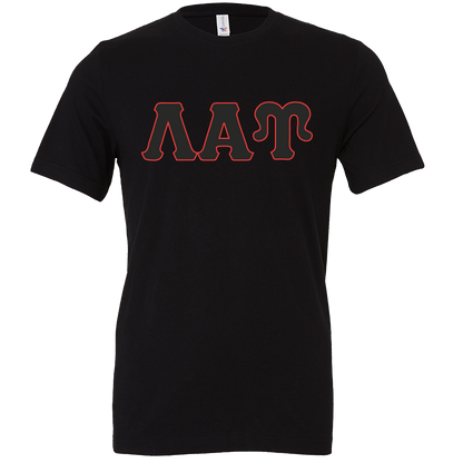 Lambda Alpha Upsilon Lettered Short Sleeve T-Shirts