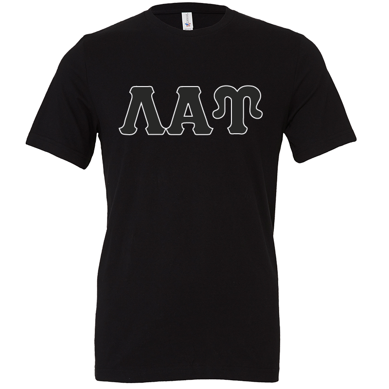 Lambda Alpha Upsilon Lettered Short Sleeve T-Shirts