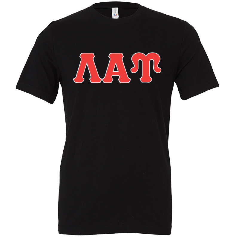 Lambda Alpha Upsilon Lettered Short Sleeve T-Shirts