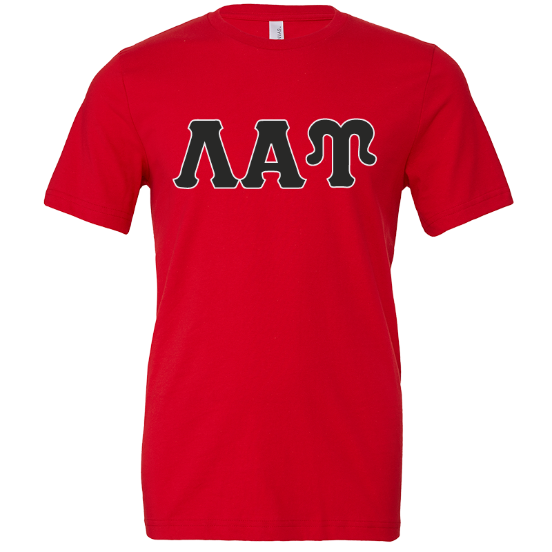 Lambda Alpha Upsilon Lettered Short Sleeve T-Shirts