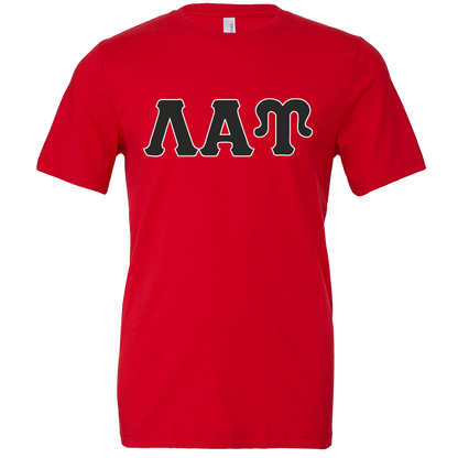 Lambda Alpha Upsilon Lettered Short Sleeve T-Shirts