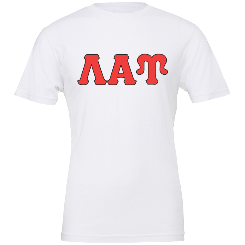 Lambda Alpha Upsilon Lettered Short Sleeve T-Shirts