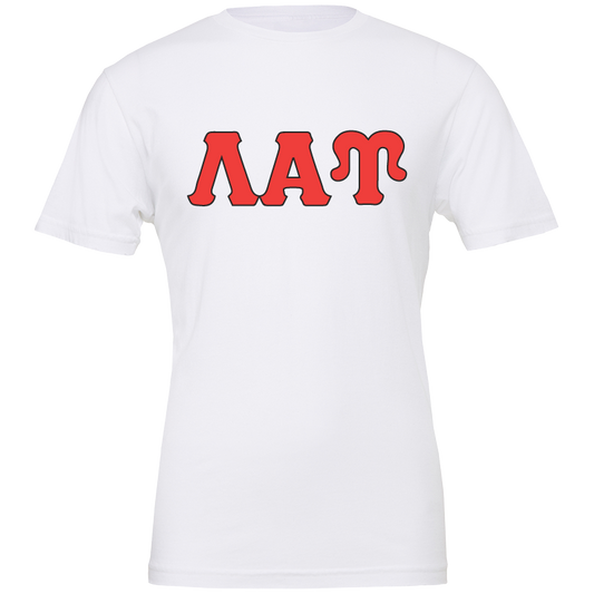 Lambda Alpha Upsilon Lettered Short Sleeve T-Shirts