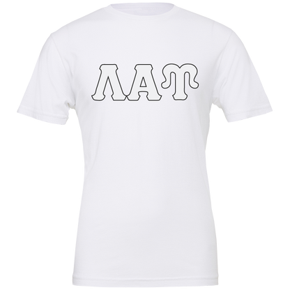 Lambda Alpha Upsilon Lettered Short Sleeve T-Shirts