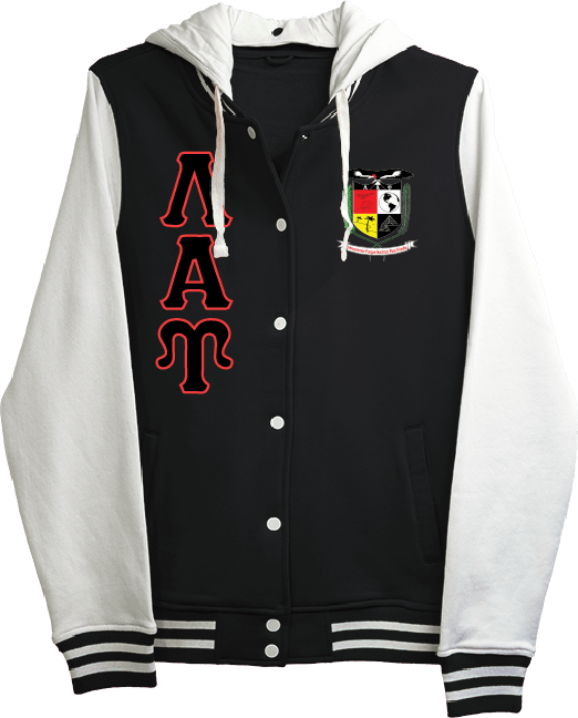 Lambda Alpha Upsilon Varsity Hooded Sweatshirt