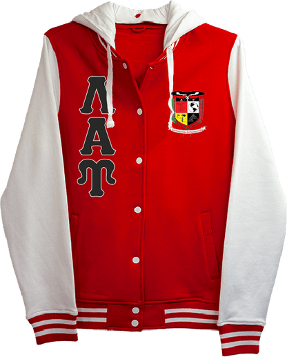 Lambda Alpha Upsilon Varsity Hooded Sweatshirt