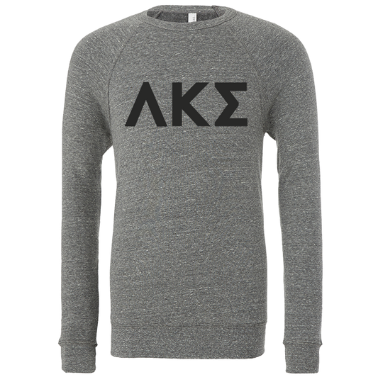 Lambda Kappa Sigma Embroidered Lettered Crewneck Sweatshirts