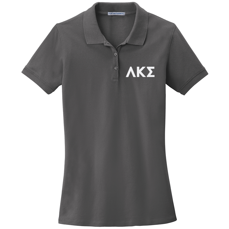 Lambda Kappa Sigma Ladies' Embroidered Polo Shirt