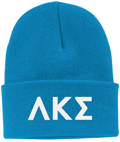 Lambda Kappa Sigma Lettered Beanies
