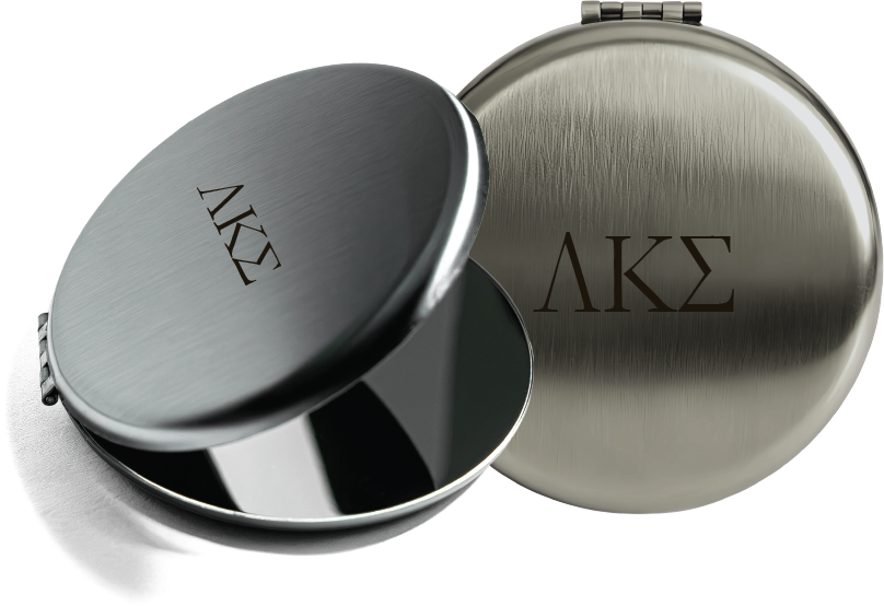Lambda Kappa Sigma Lettered Pocket Mirrors