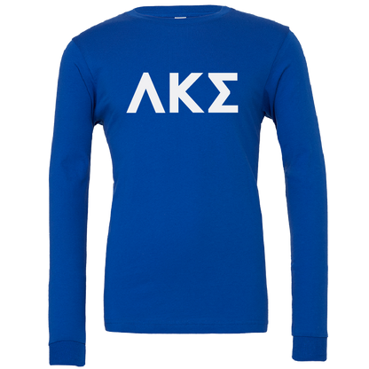 Lambda Kappa Sigma Lettered Long Sleeve T-Shirts