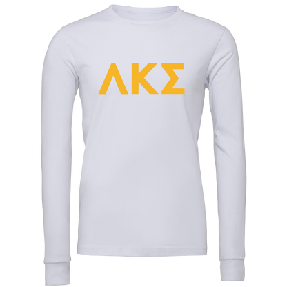 Lambda Kappa Sigma Lettered Long Sleeve T-Shirts