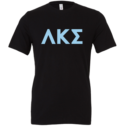 Lambda Kappa Sigma Lettered Short Sleeve T-Shirts