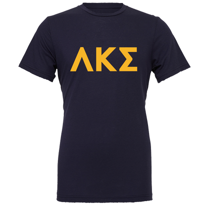 Lambda Kappa Sigma Lettered Short Sleeve T-Shirts