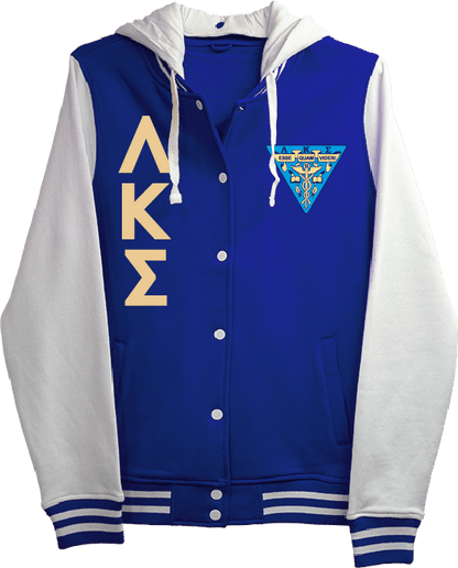 Lambda Kappa Sigma Varsity Hooded Sweatshirt