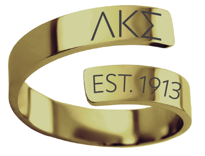 Lambda Kappa Sigma Year and Letters Rings