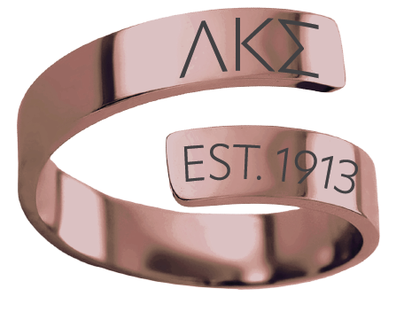 Lambda Kappa Sigma Year and Letters Rings