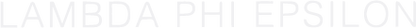Lambda Pi Epsilon logo in white text on a black background