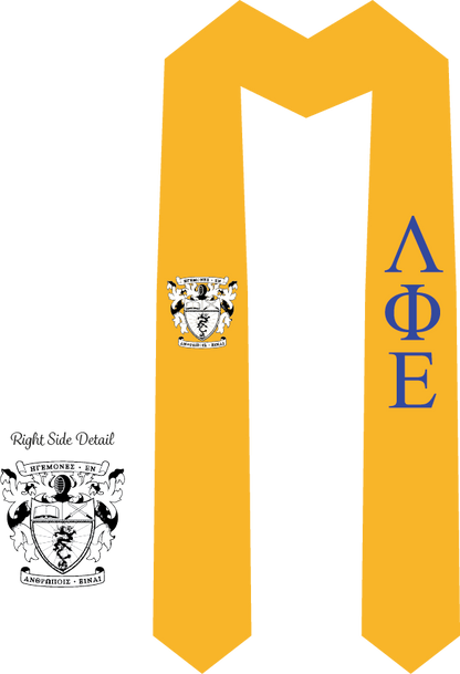 Lambda Phi Epsilon Graduation Stoles