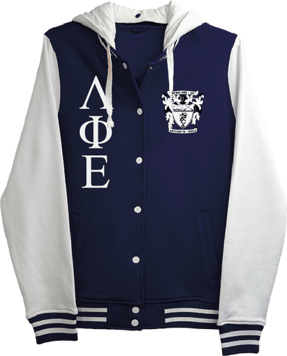 Lambda Phi Epsilon Varsity Hooded Sweatshirt