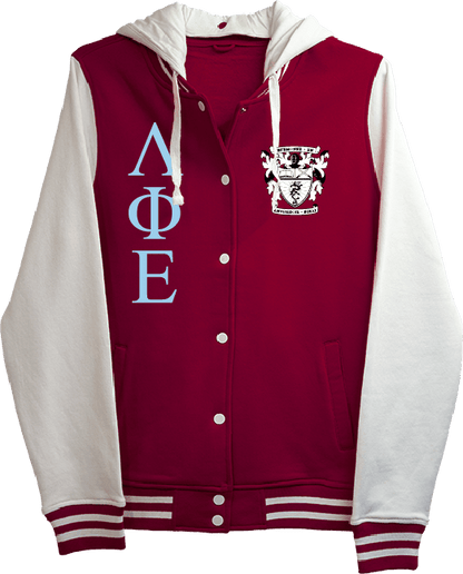 Lambda Phi Epsilon Varsity Hooded Sweatshirt