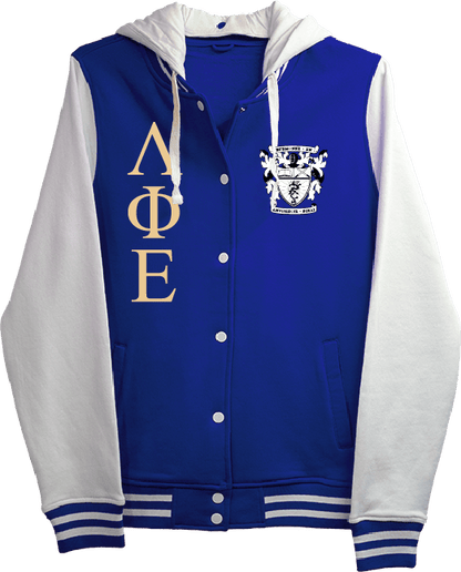 Lambda Phi Epsilon Varsity Hooded Sweatshirt