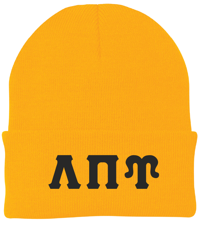 Lambda Pi Upsilon Lettered Beanies