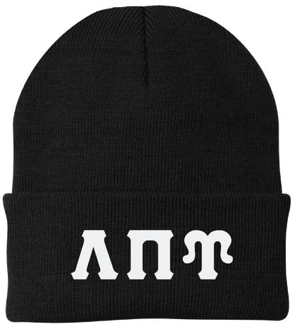 Lambda Pi Upsilon Lettered Beanies