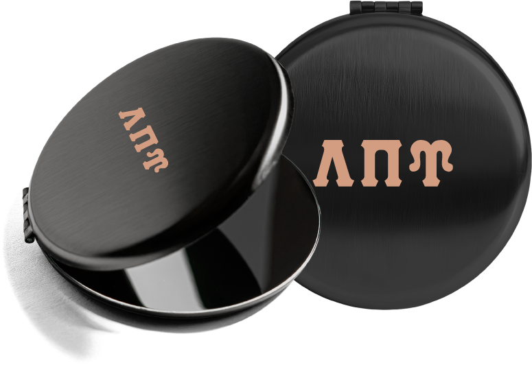Lambda Pi Upsilon Lettered Pocket Mirrors