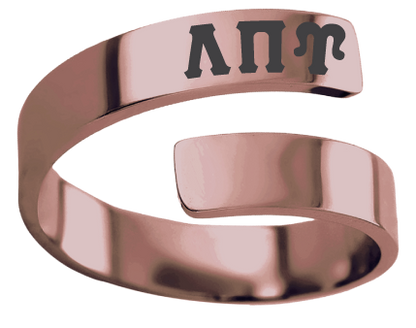 Lambda Pi Upsilon Lettered Rings