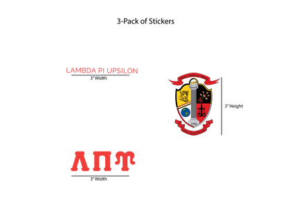 Lambda Pi Upsilon Stickers