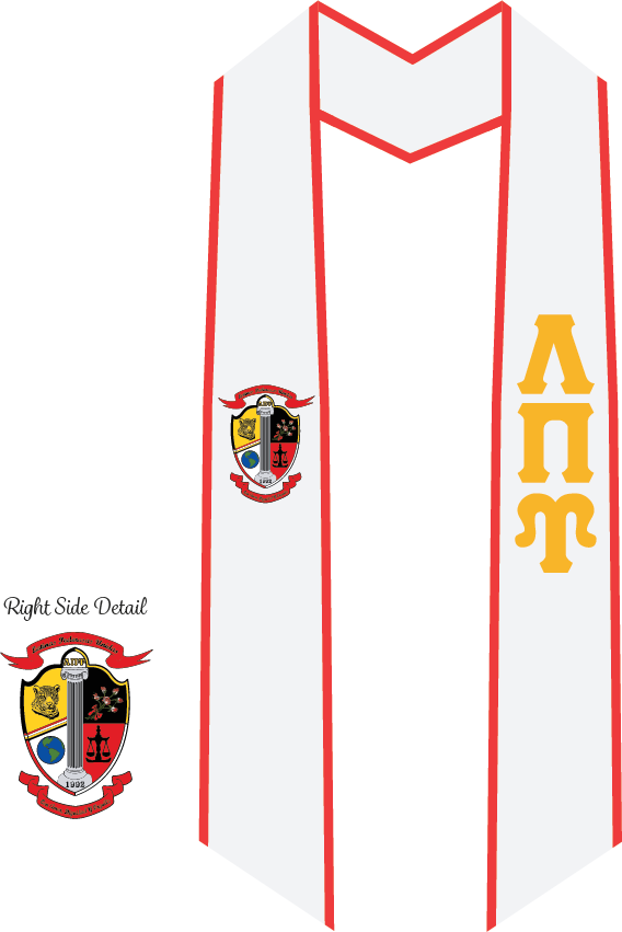 Lambda Pi Upsilon Graduation Stoles