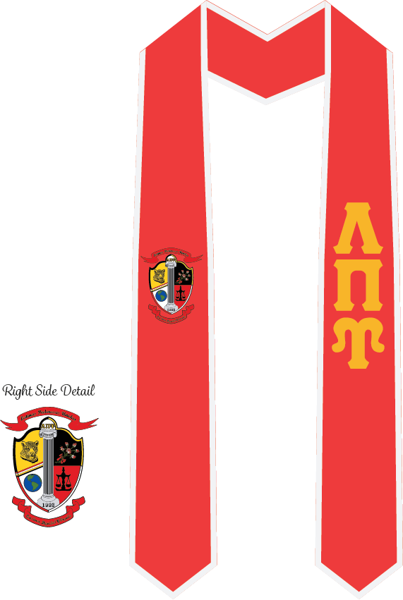 Lambda Pi Upsilon Graduation Stoles