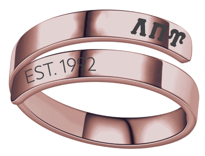 Lambda Pi Upsilon Year and Letters Rings