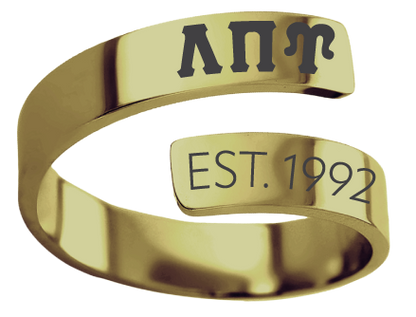 Lambda Pi Upsilon Year and Letters Rings