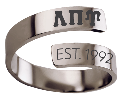 Lambda Pi Upsilon Year and Letters Rings