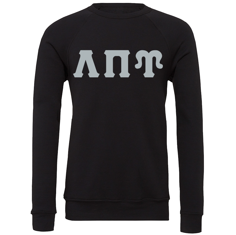 Lambda Sigma Upsilon Lettered Crewneck Sweatshirts