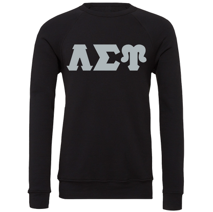 Lambda Sigma Upsilon Lettered Crewneck Sweatshirts