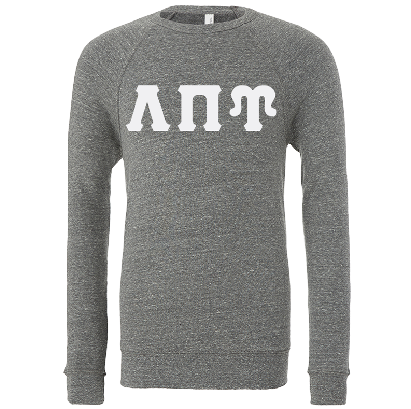 Lambda Sigma Upsilon Lettered Crewneck Sweatshirts