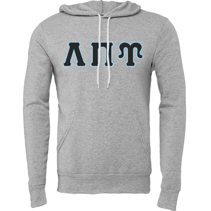 Lambda Sigma Upsilon Lettered Hooded Sweatshirts