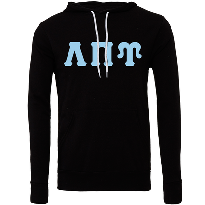 Lambda Sigma Upsilon Lettered Hooded Sweatshirts