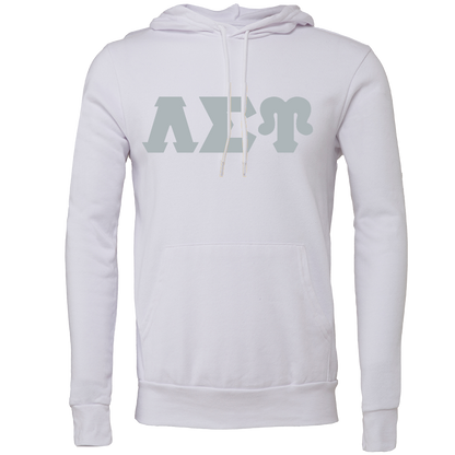 Lambda Sigma Upsilon Lettered Hooded Sweatshirts