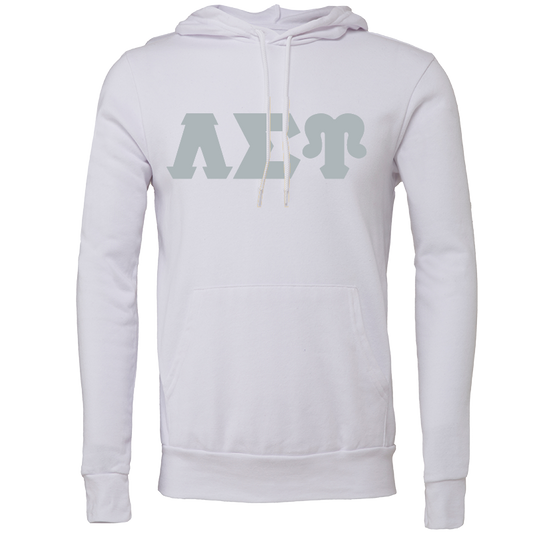 Lambda Sigma Upsilon Lettered Hooded Sweatshirts