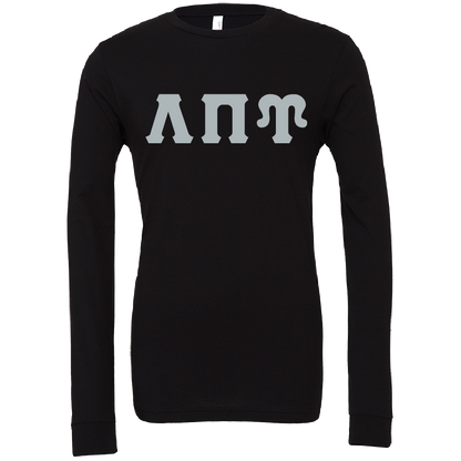 Lambda Sigma Upsilon Lettered Long Sleeve T-Shirts